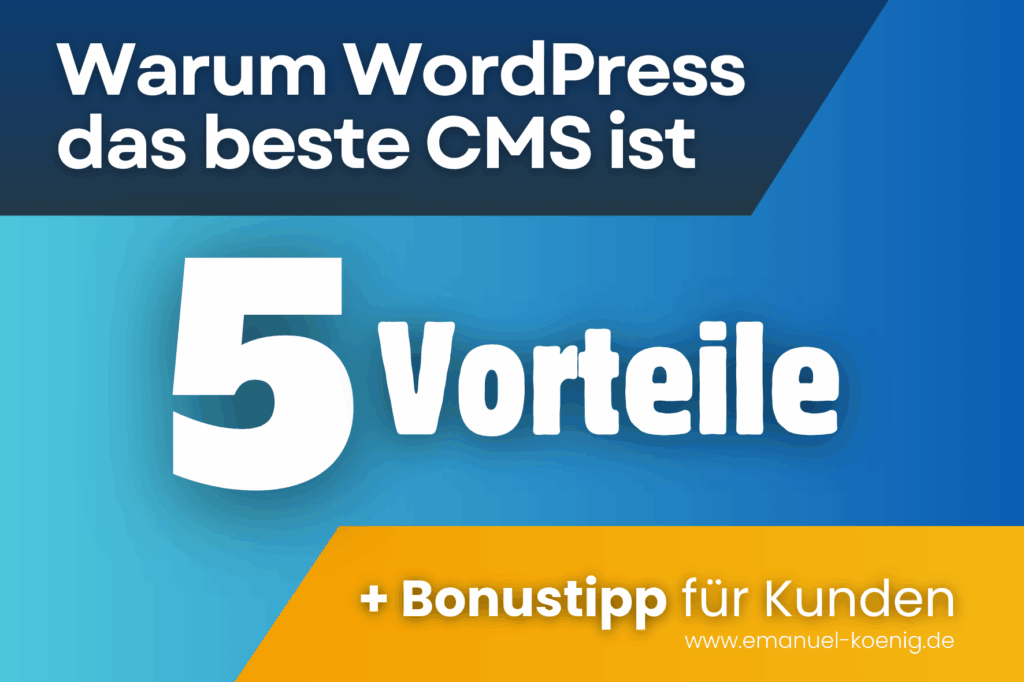emanuel koenig blog warum wordpress das beste cms ist